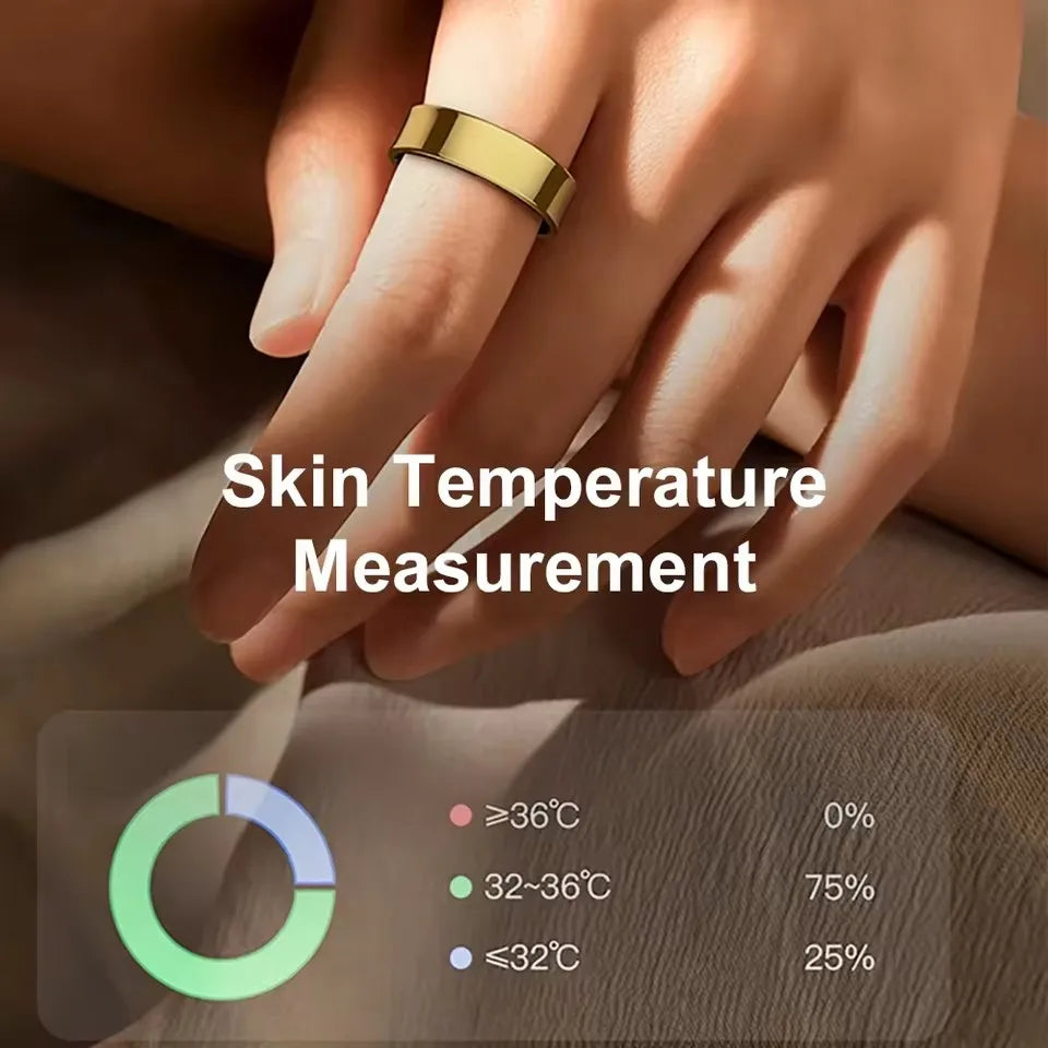 Smart Health Ring w/ Charging Case