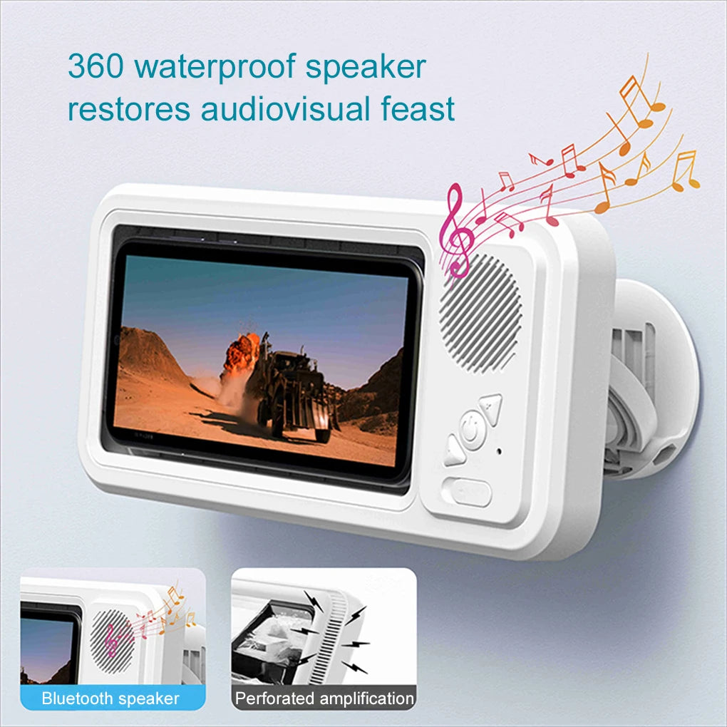 Waterproof Shower Phone Speaker Holder