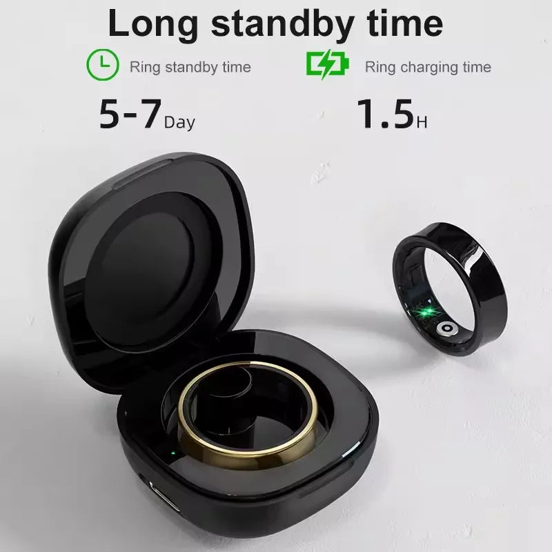 Smart Health Ring w/ Charging Case