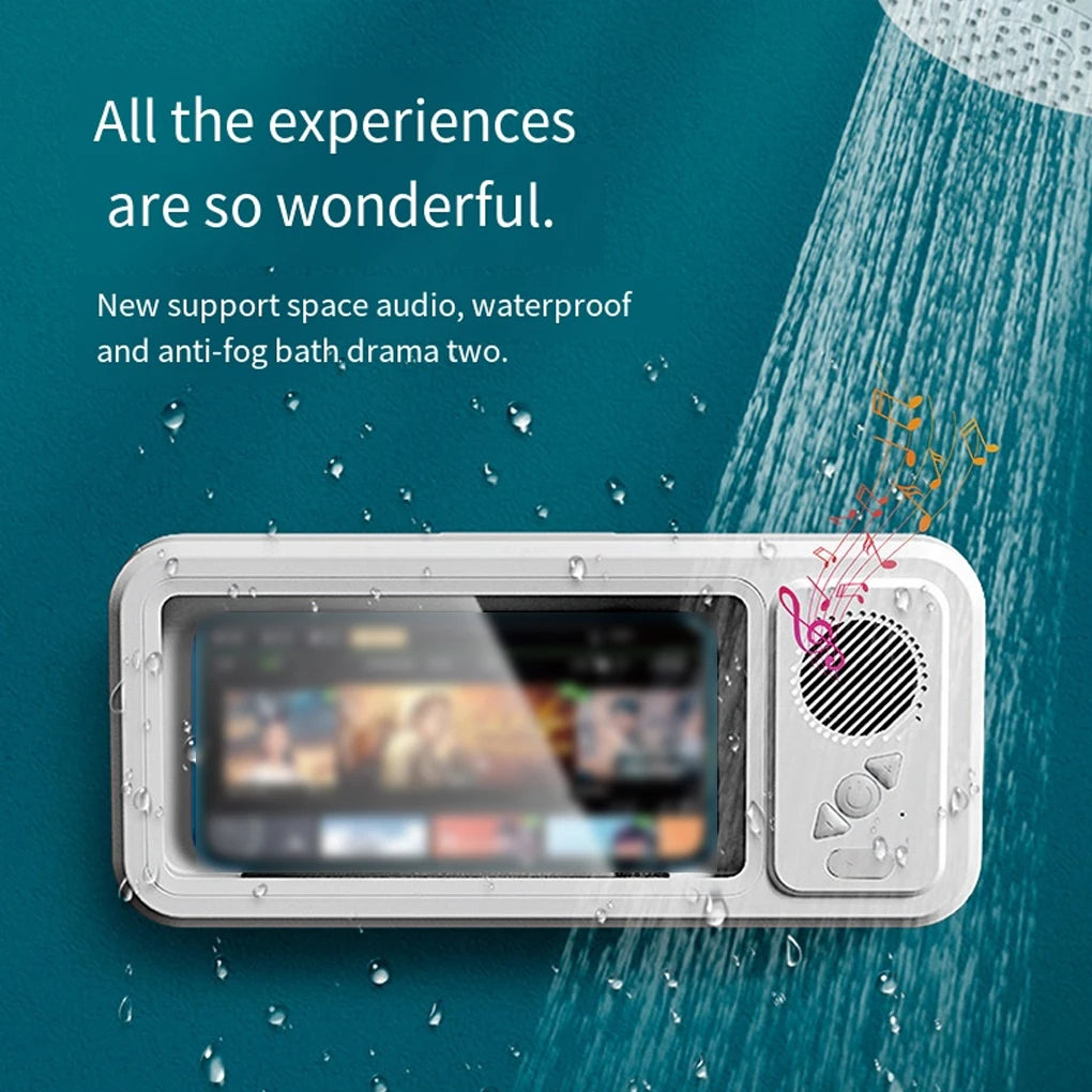 Waterproof Shower Phone Speaker Holder