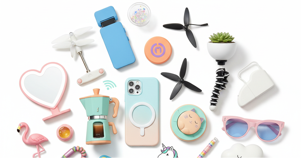 Trending Gadgets Flat Lay